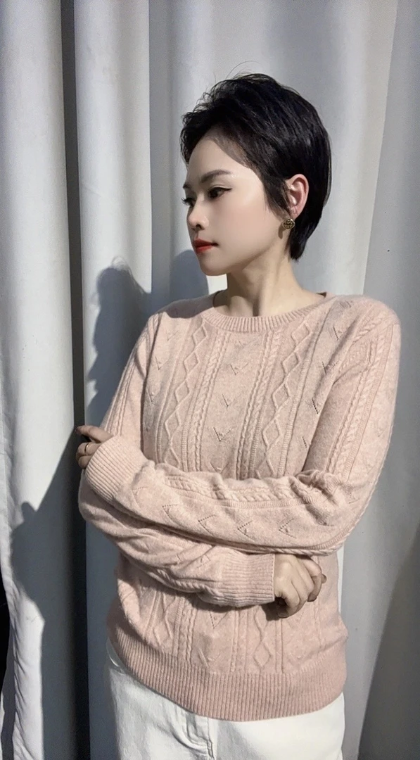 人头鸟早春新款羊绒衫