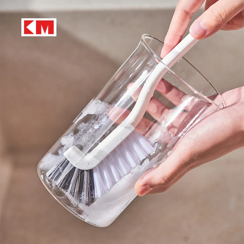 缝隙瓷砖直角刷清洁刷厨房弯头排水口硬毛卫生间煤气灶刷日本