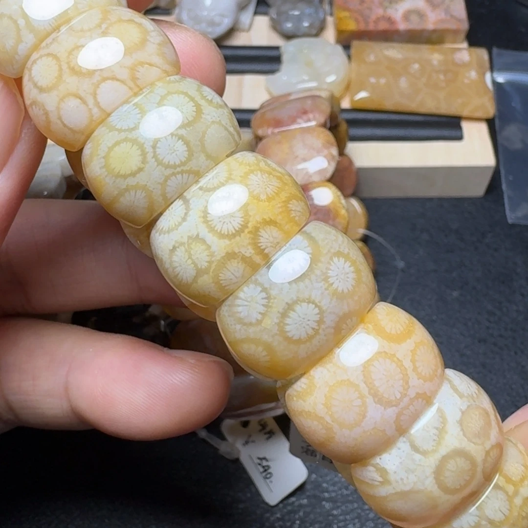 未镶嵌纯天然色有机玉石保真色硅化玉