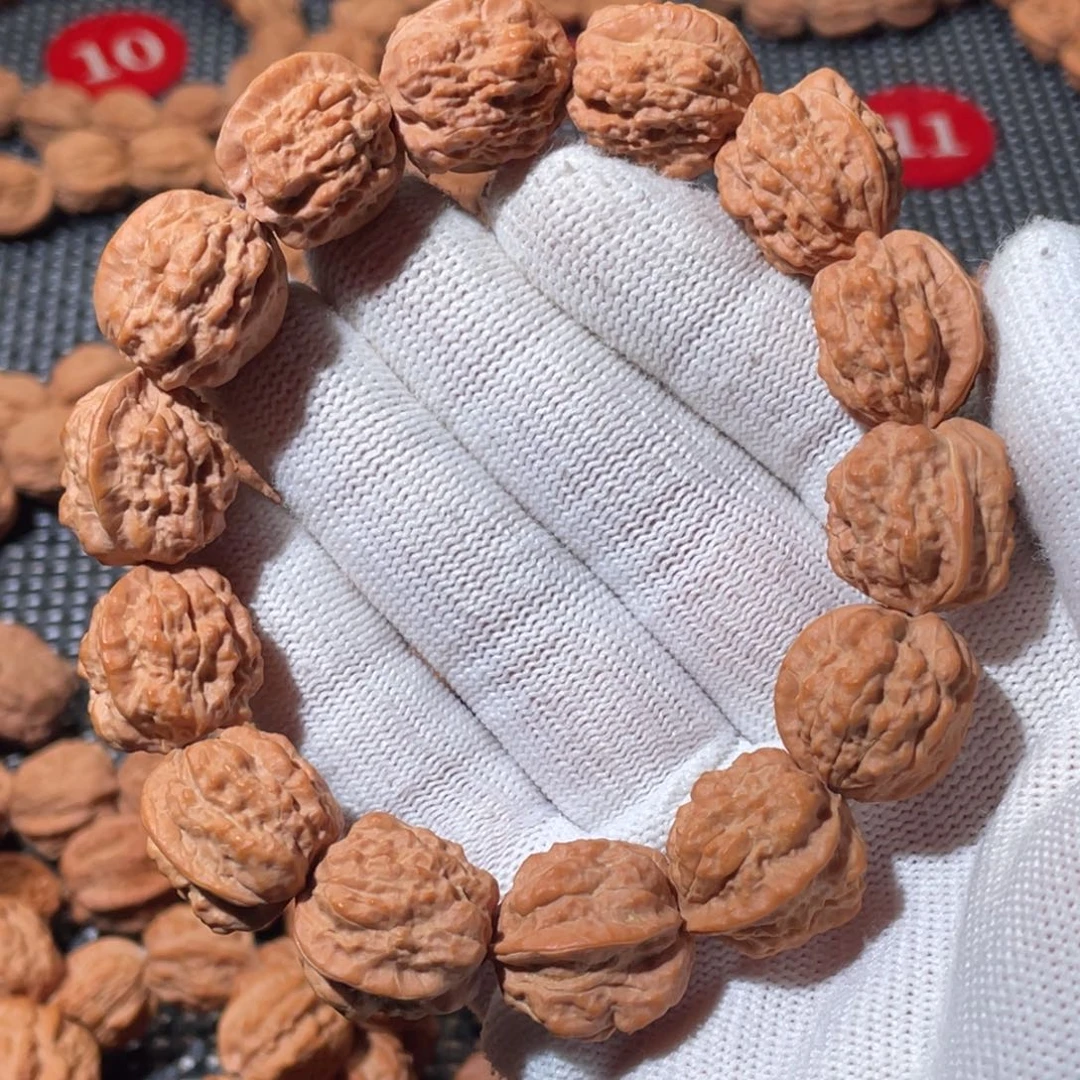 手串文玩核桃嵩山蛤蟆头疙瘩纹原皮精品