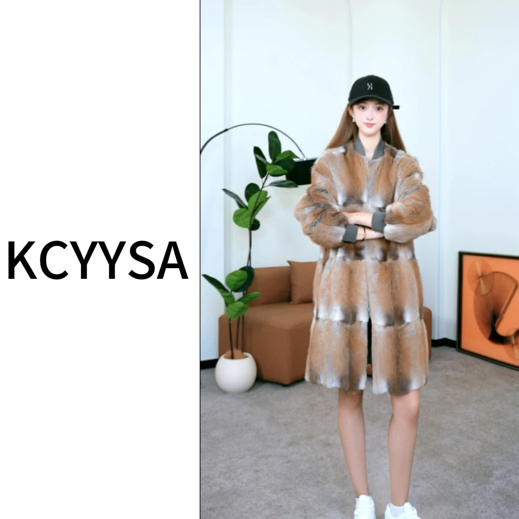 2025设计师轻奢时尚气质冬季保暖中长款皮毛51009