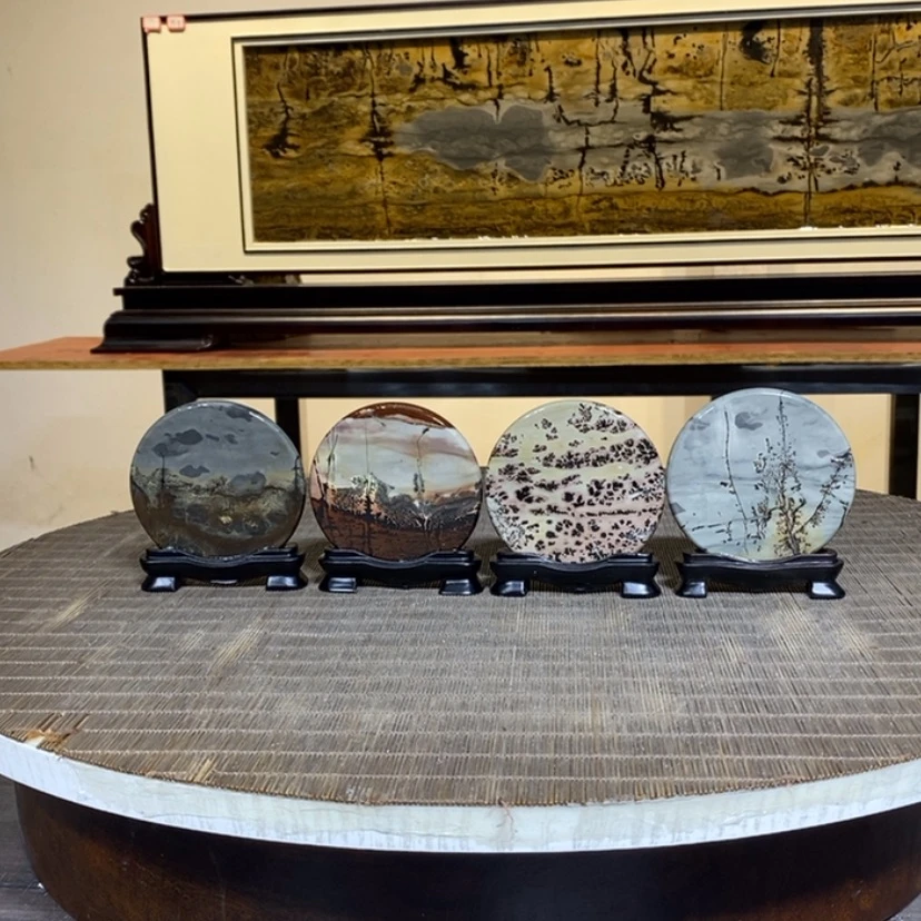 【闪购商品】广西国画石草花石