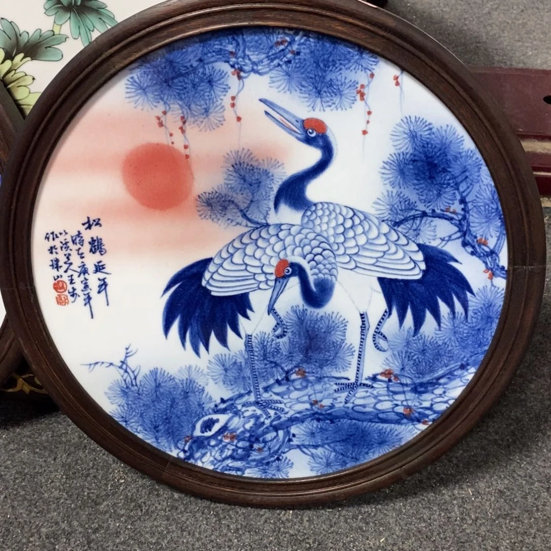 瓷片木**来景德镇瓷板画柴窑烧制