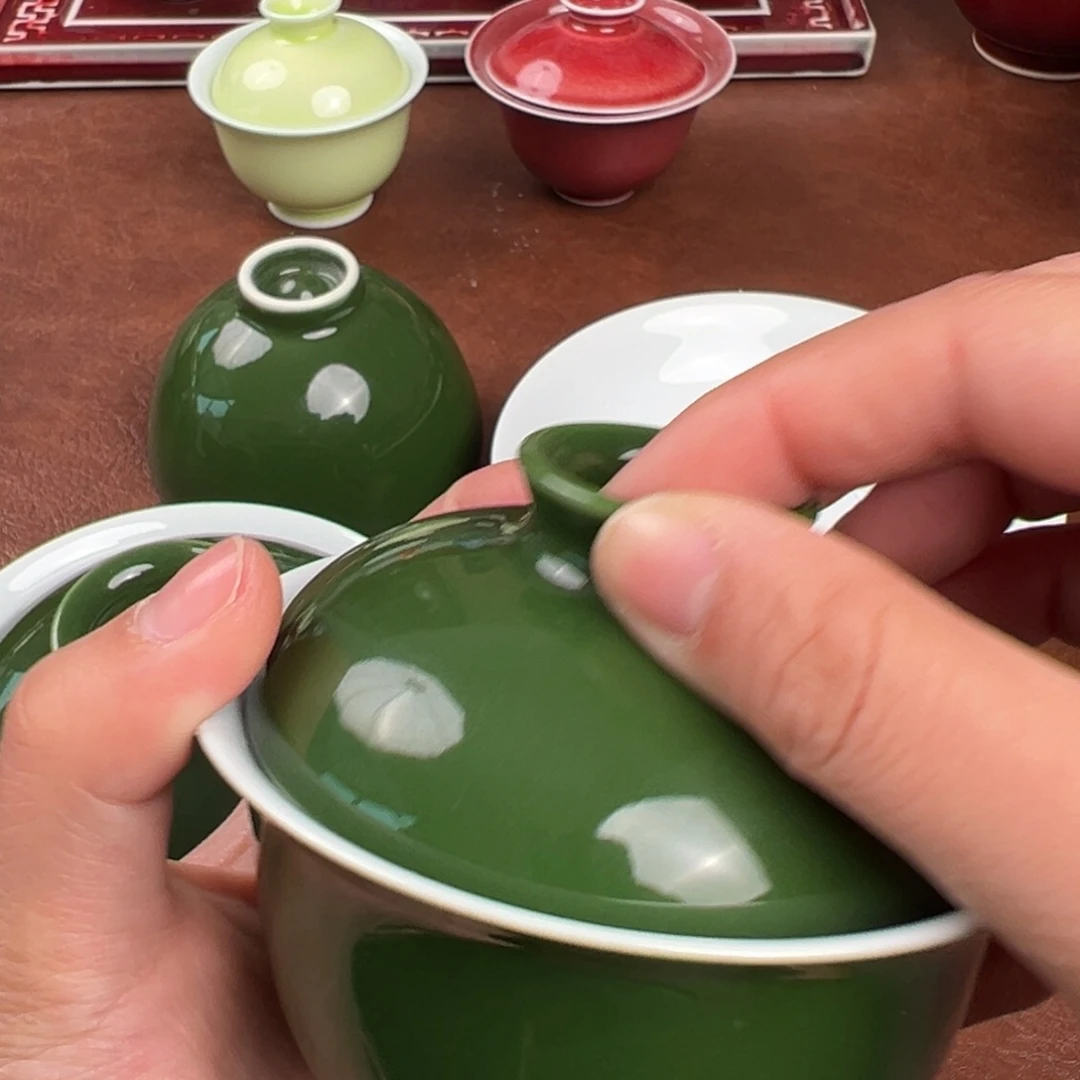 阿***、陶瓷景德镇陶瓷绿釉