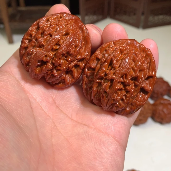 文玩核桃把件虎头26
