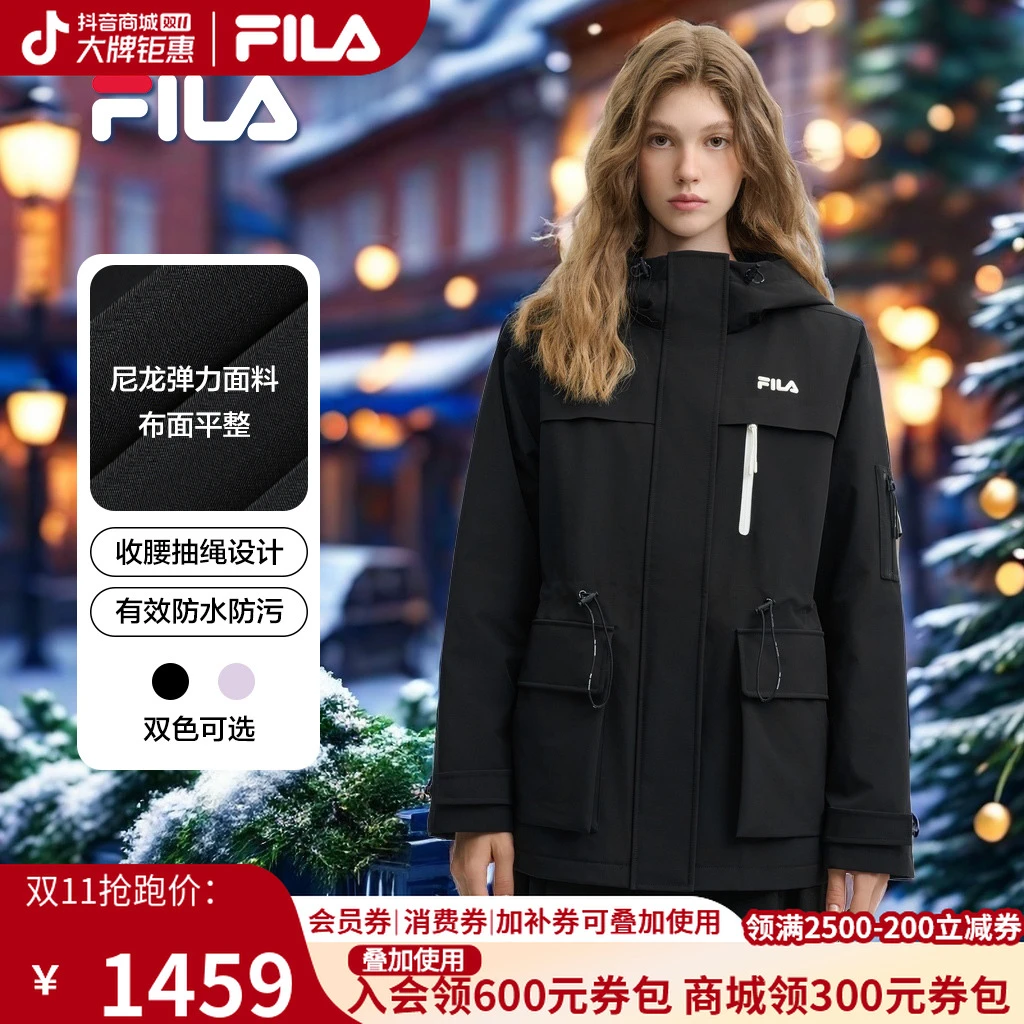 FILA/斐乐【新雪丽棉服】女款收腰显瘦斐护保暖舒适外套F51W548999A