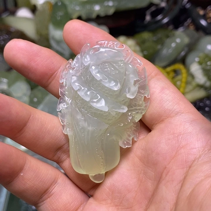 岫玉未镶嵌岫玉挂件