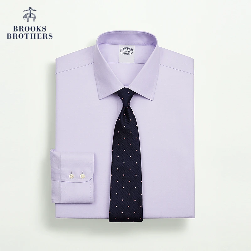 [易打理]Brooks Brothers/布克兄弟男士25新款supima棉正装衬衫
