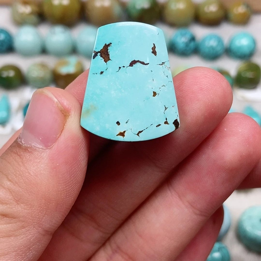 未镶嵌绿松石珠宝半成品