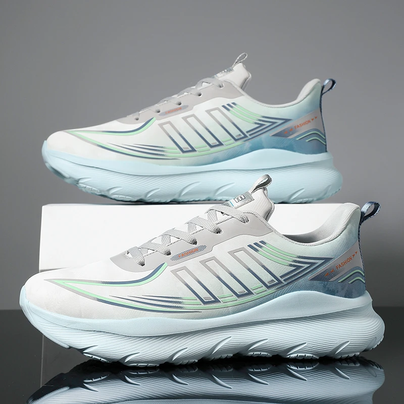 春夏新款特大码跑步鞋48超纤皮爆款男鞋47运动潮鞋46跑鞋运动鞋