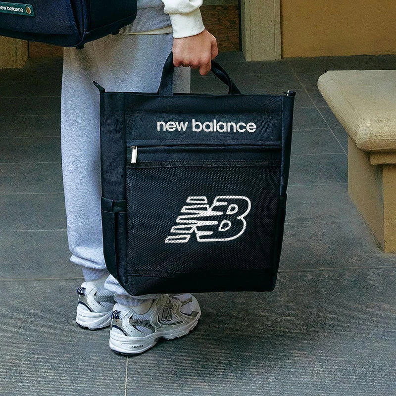 New Balance nb男女儿童学生高弹牛津布黑色手提补习包NDXP9AZ012