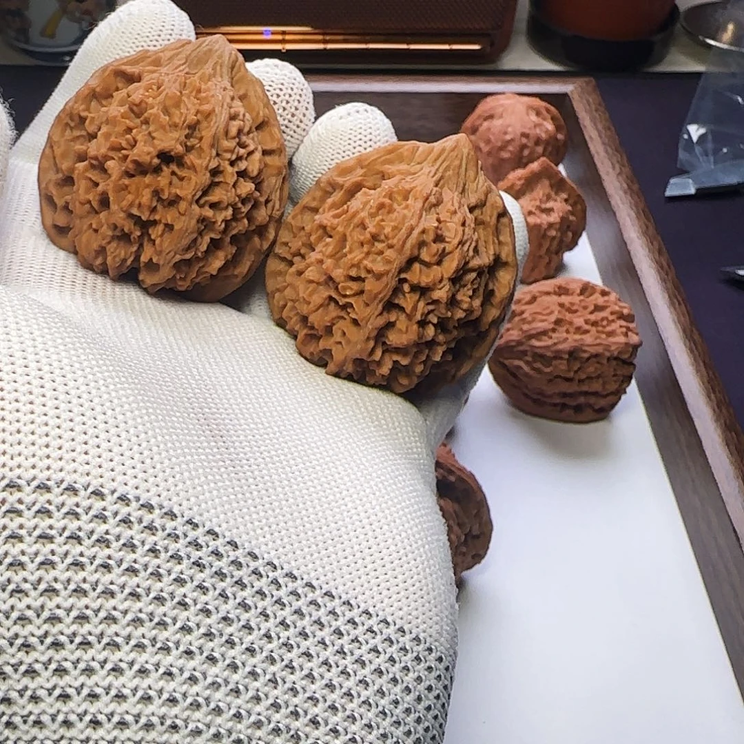 爱***੭把件文玩核桃满天星