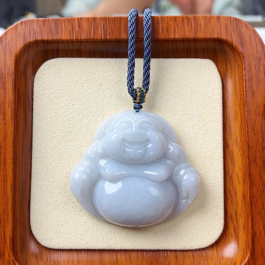 翡翠未镶嵌颈饰佛公
