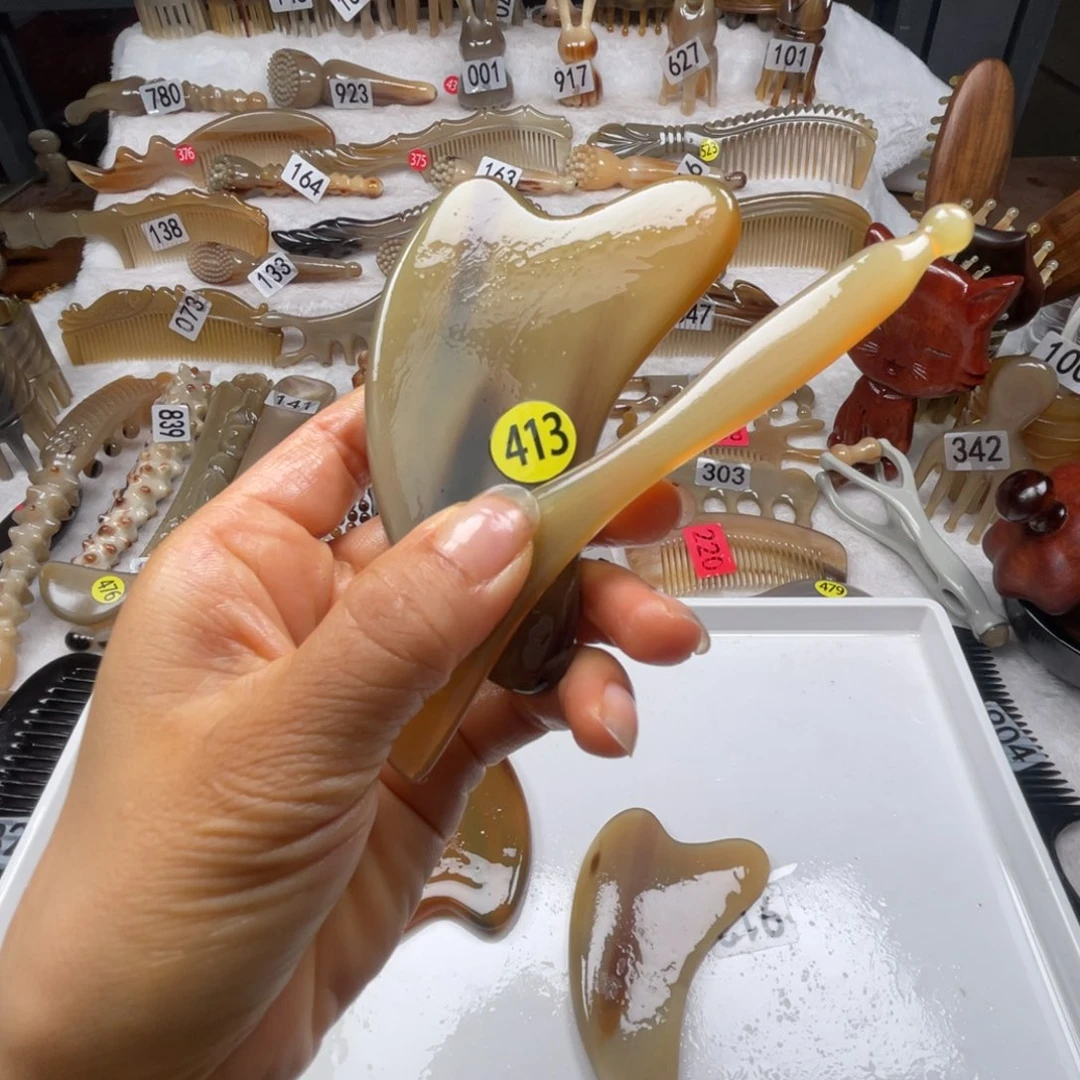 寒***影牛角梳牛角福利款