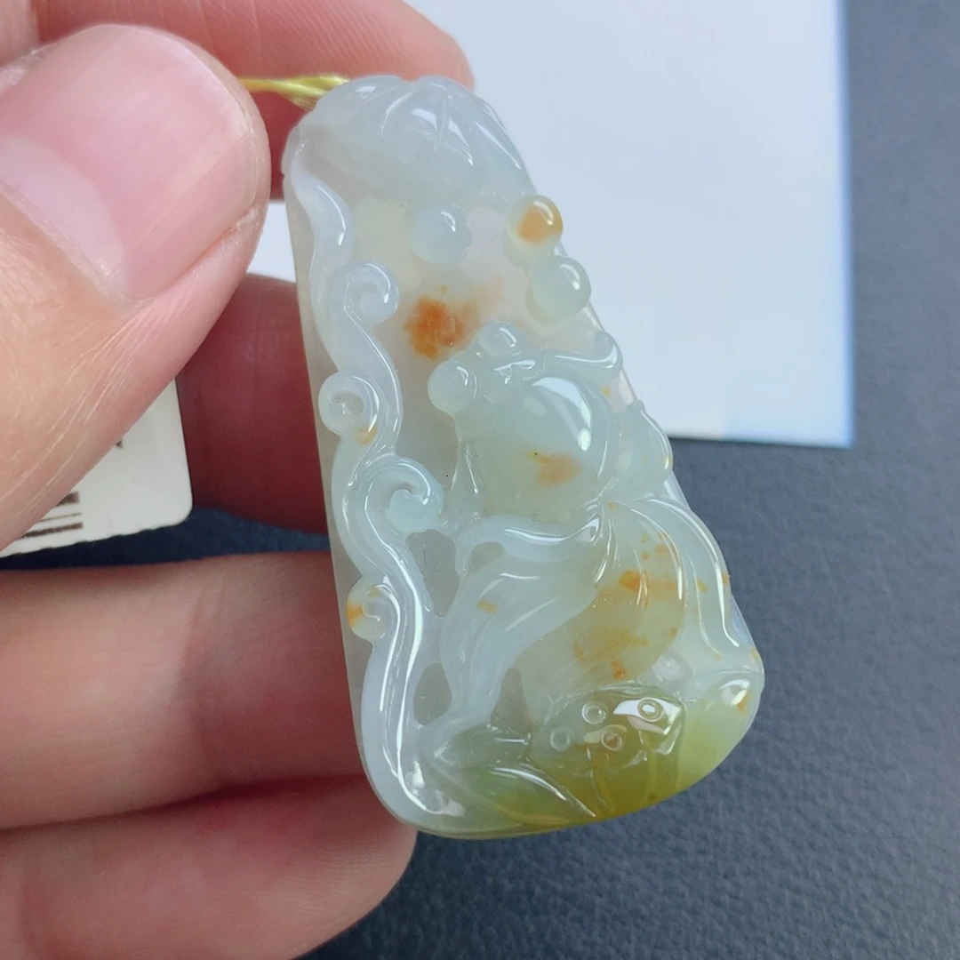 颈饰未镶嵌翡翠金玉满堂