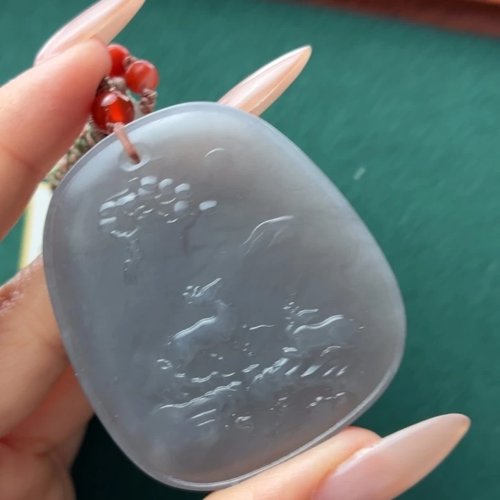 和田玉未镶嵌吊坠(不含链)