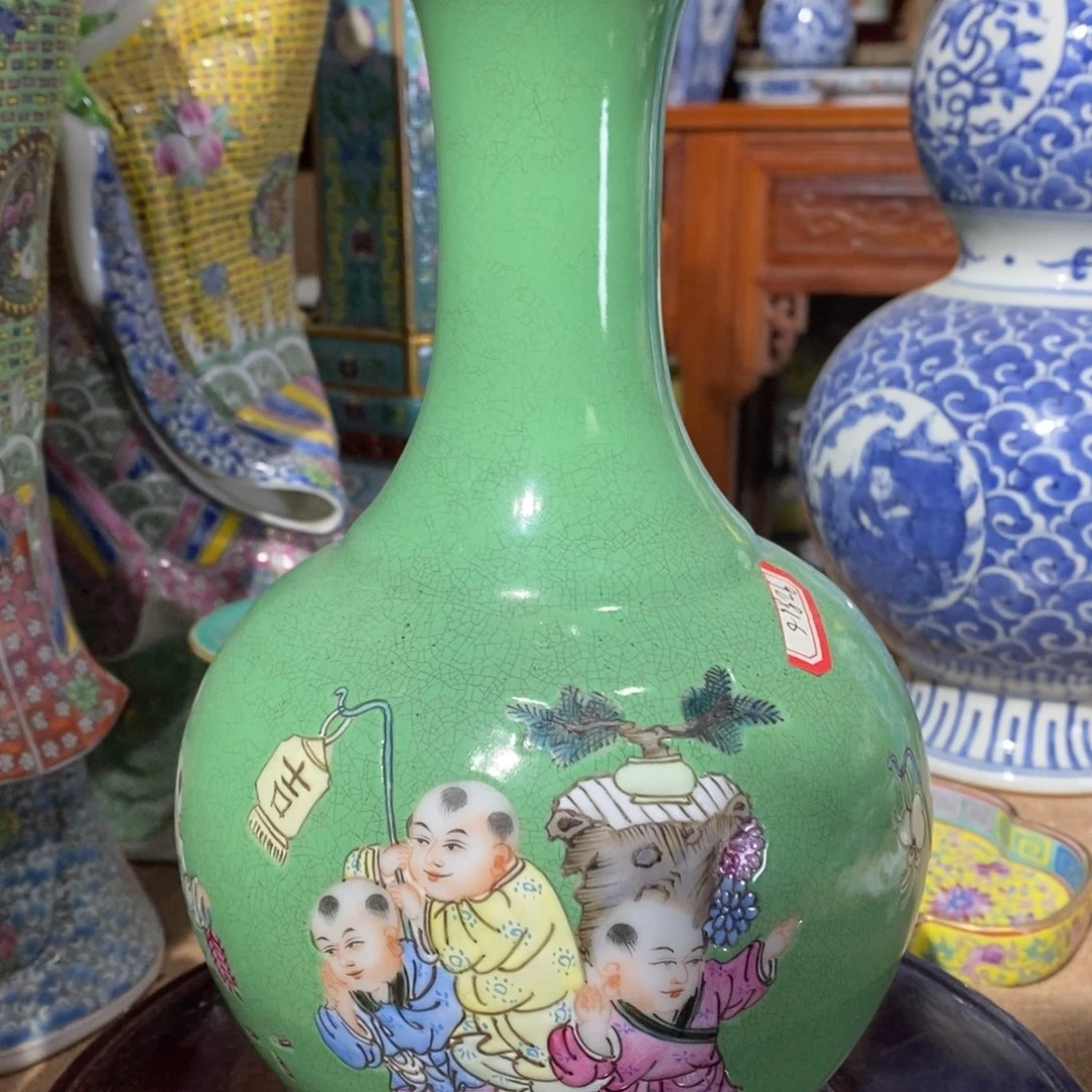 熊****虾陶瓷高货精品瓷器