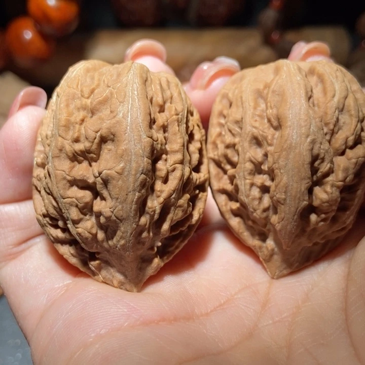 把件文玩核桃东北楸子小雪83