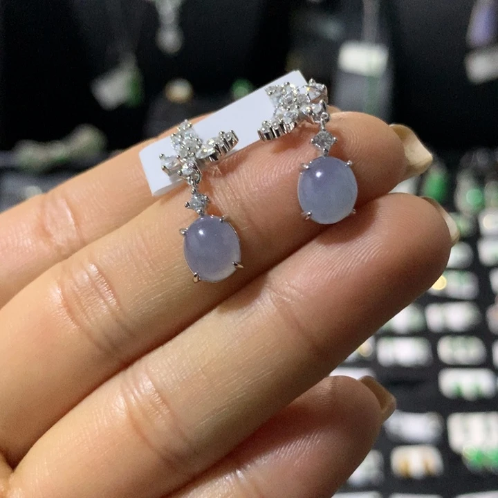 翡翠银S925镶嵌戒指