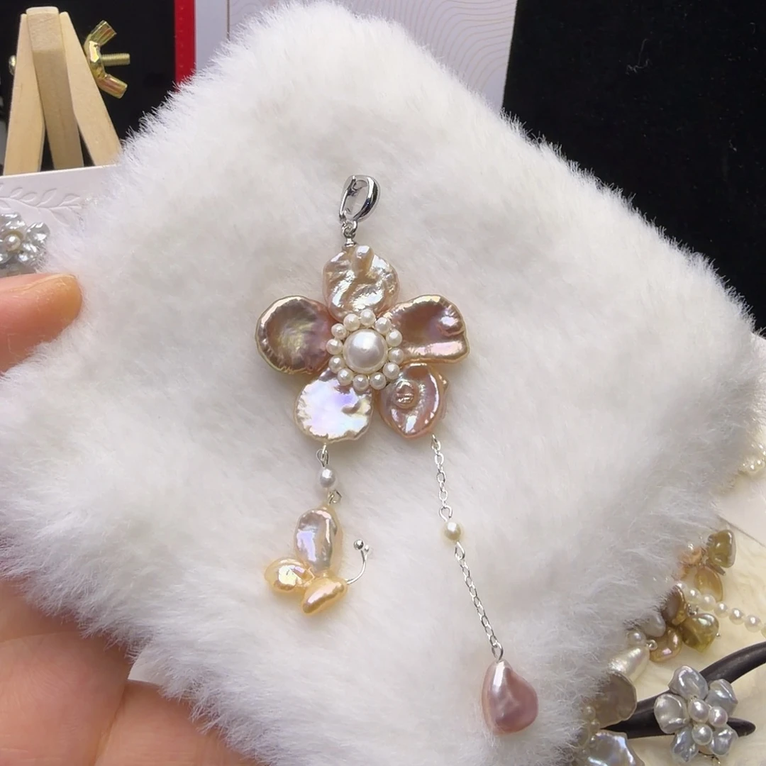 琉璃纯铜合金吊坠