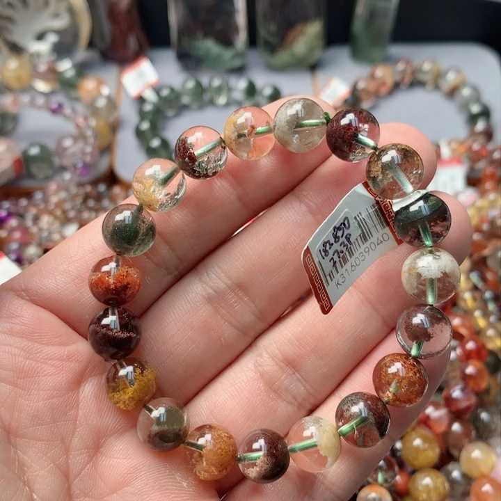 水晶手串未镶嵌天然