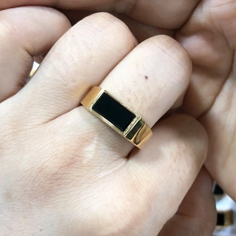 翡翠戒指18K金镶嵌缅甸天然A货翡翠