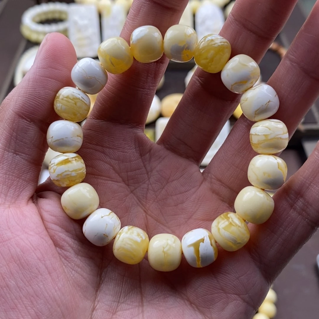 琥珀裸石未镶嵌蜜蜡吊坠项链腰链