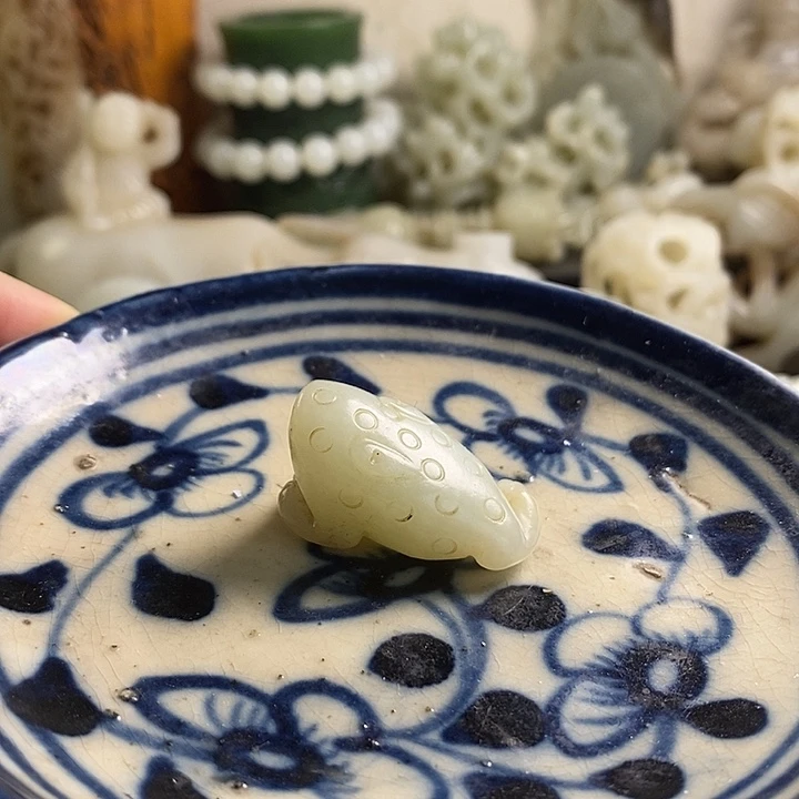 瓷片工艺品瓷盘内挂坠