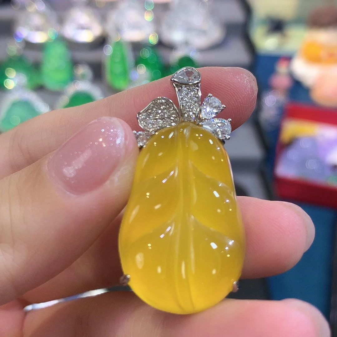 张***宝银S925镶嵌颈饰玛瑙/玉髓