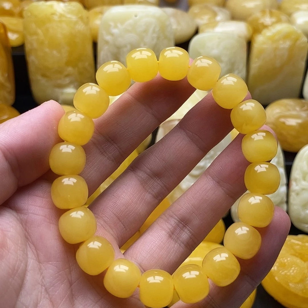 琥珀颈饰未镶嵌琥珀蜜蜡吊坠