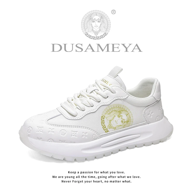 DUSAMEYA/杜莎米娅夏季轻奢时尚透气情侣网面潮流百搭阿帕奇鞋