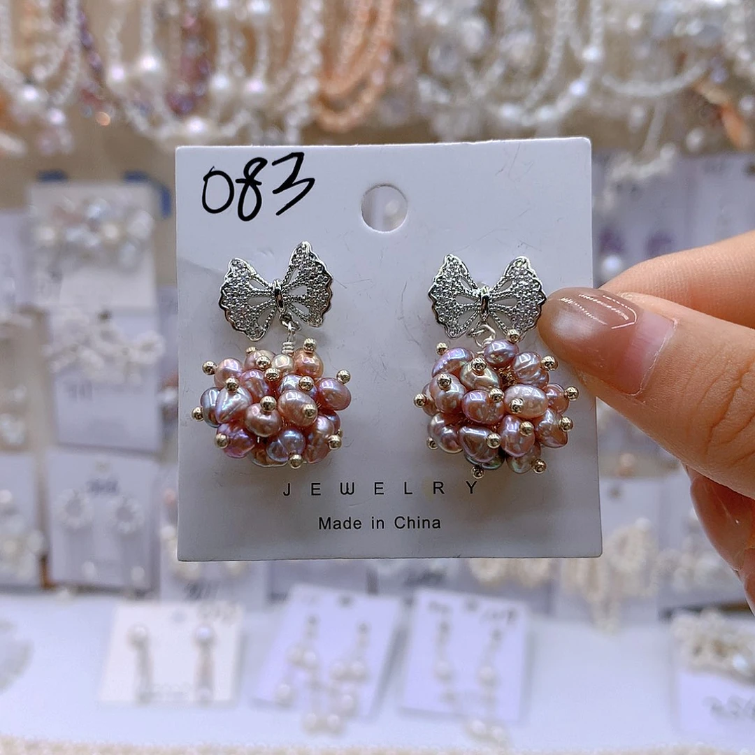 银S925镶嵌淡水珍珠发饰