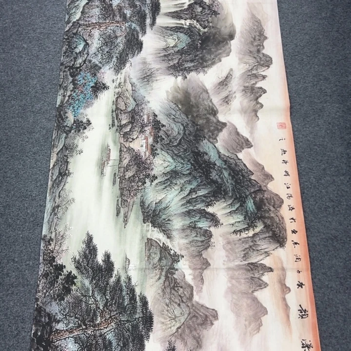 薇***城国画宣纸纯手绘字画