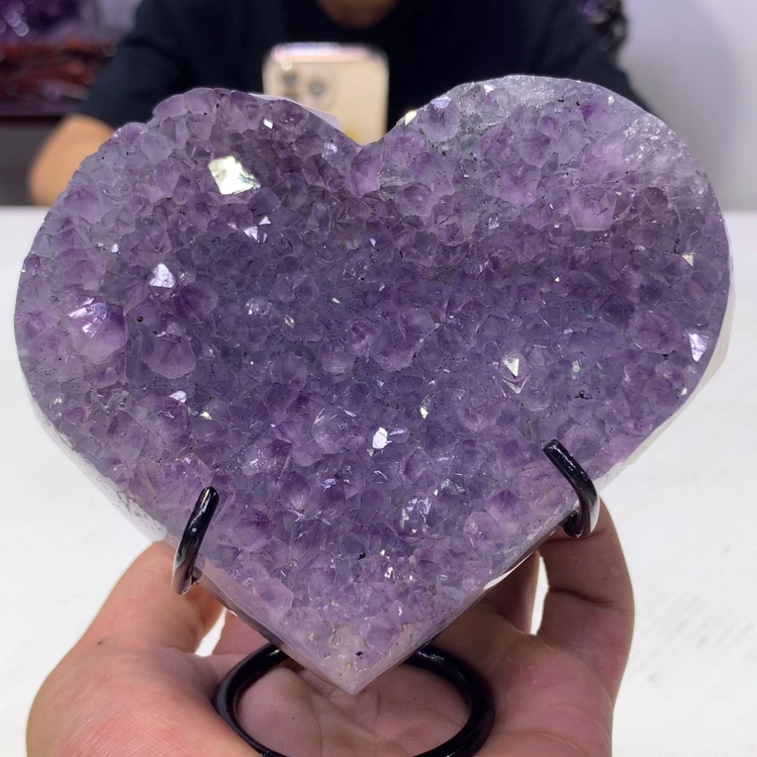 未镶嵌摆件水晶紫晶102