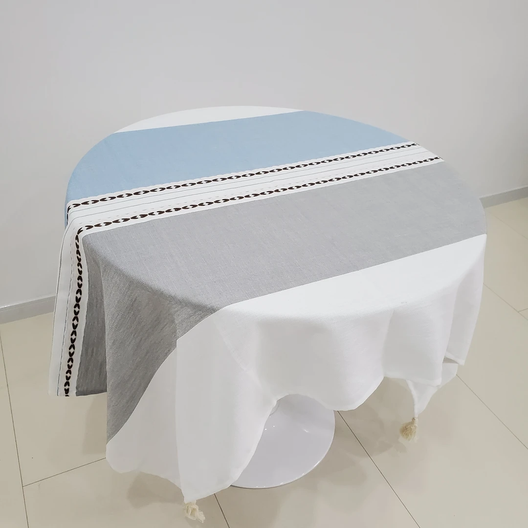 断尺码四季简约柔软桌布轻奢家用防尘台布餐桌布圆桌方桌通用