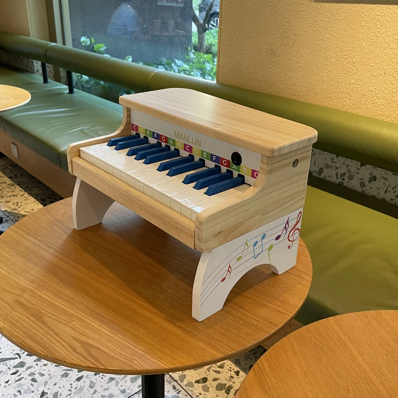 曼伦儿童钢琴玩具小宝宝初学启蒙早教迷你电子琴钢琴周岁礼物
