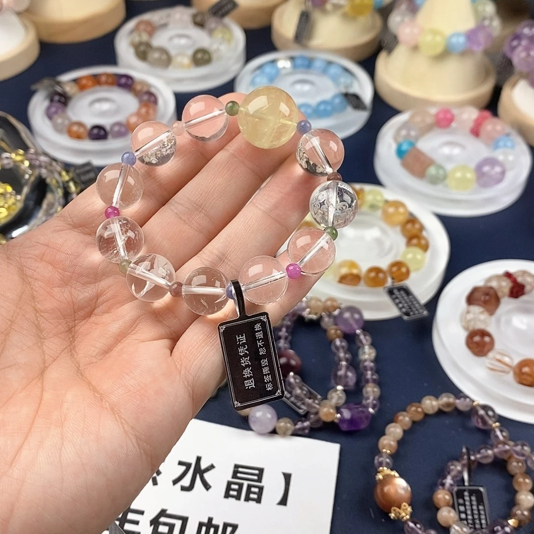 银S925镶嵌手链水晶