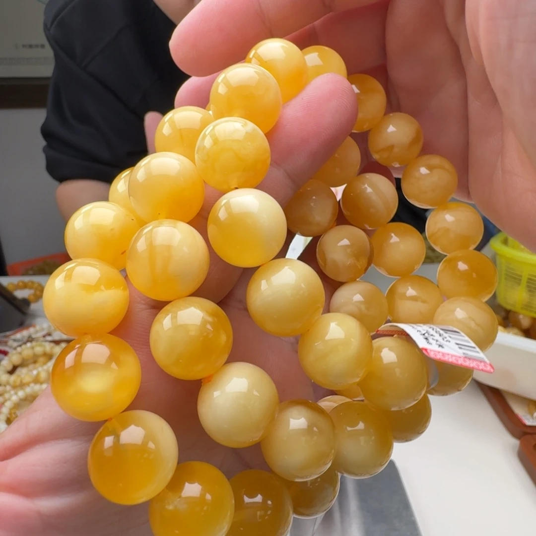 琥珀未镶嵌手链多样性发其一