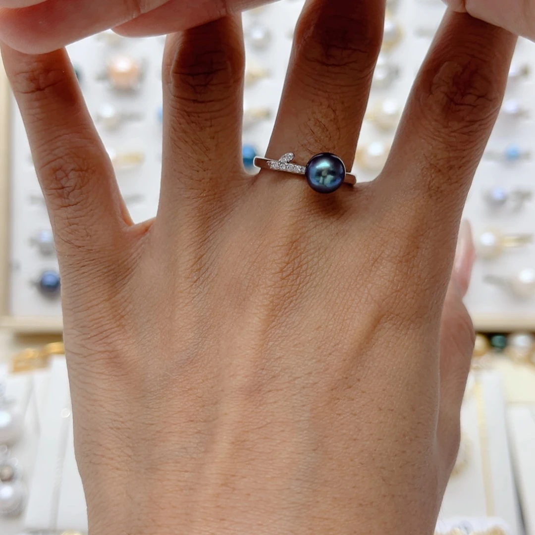 戒指合金淡水珍珠-***-