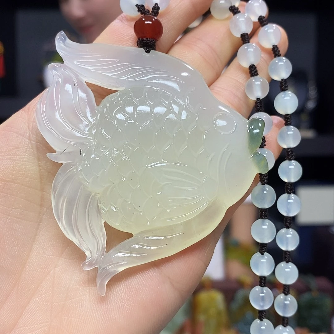 未镶嵌岫玉挂件吊坠