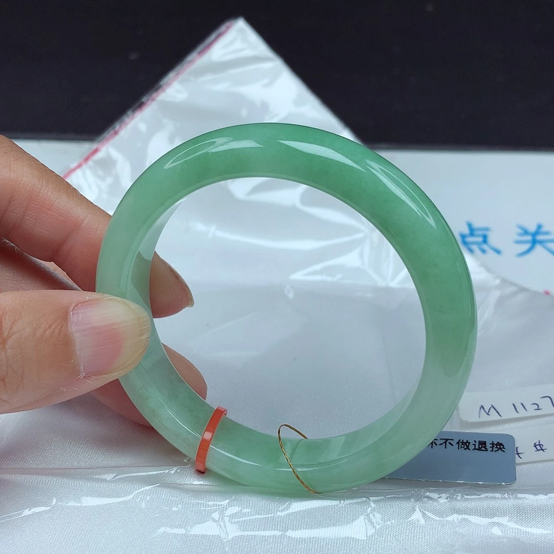 翡翠未镶嵌手镯54圈2759