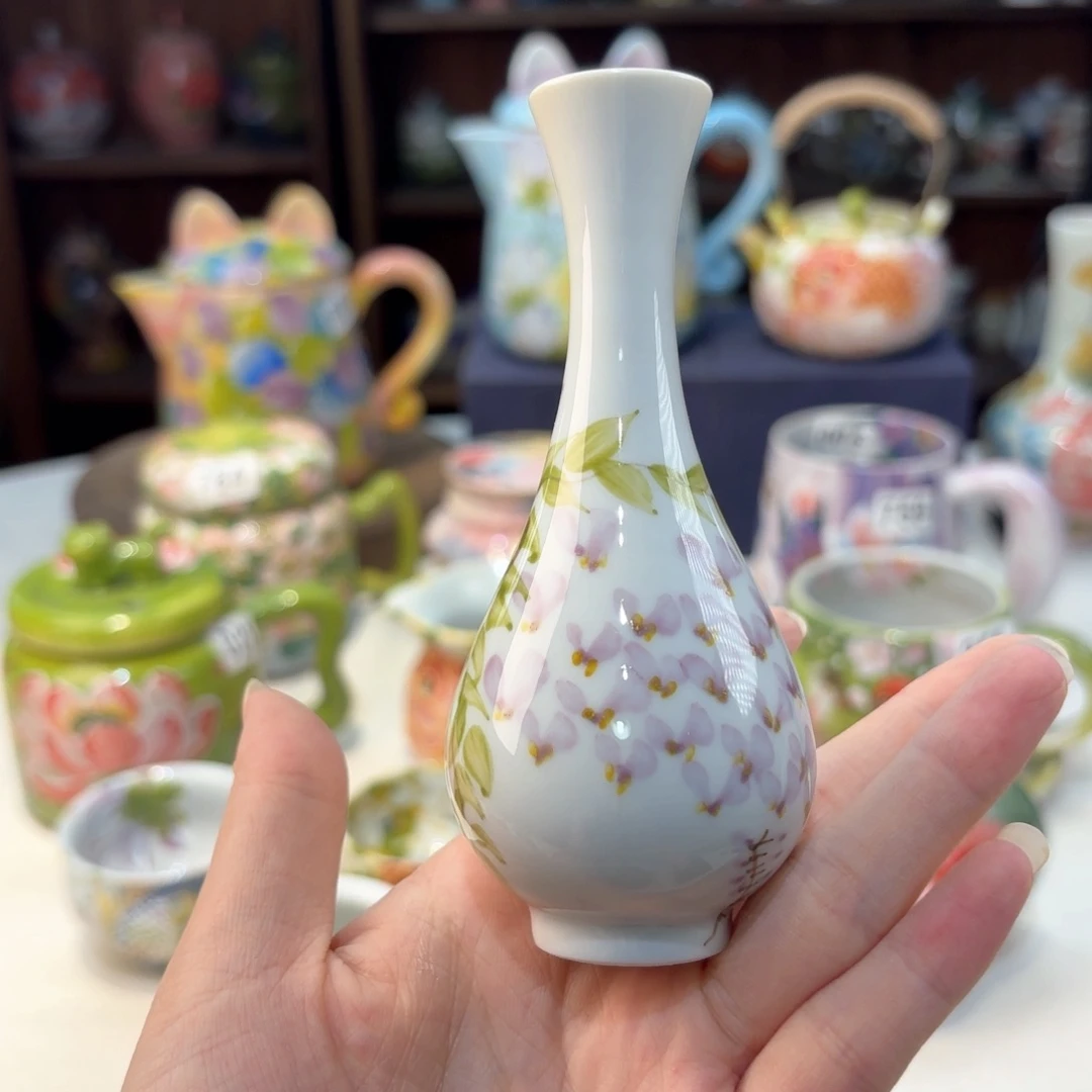 景德镇手绘高温釉下彩陶瓷茶具