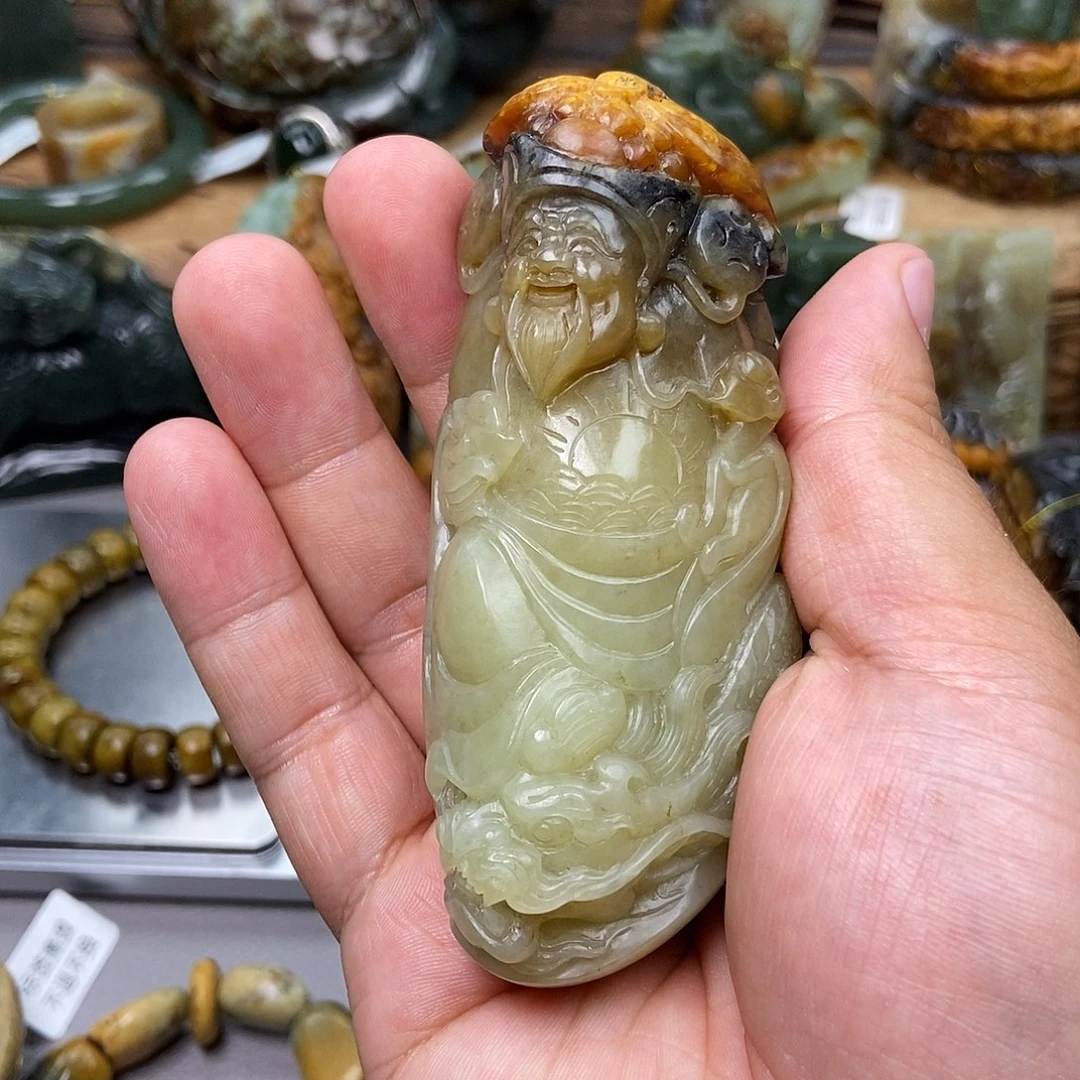 春***行岫岩河磨玉（透闪石质玉）未镶嵌珠宝奇石