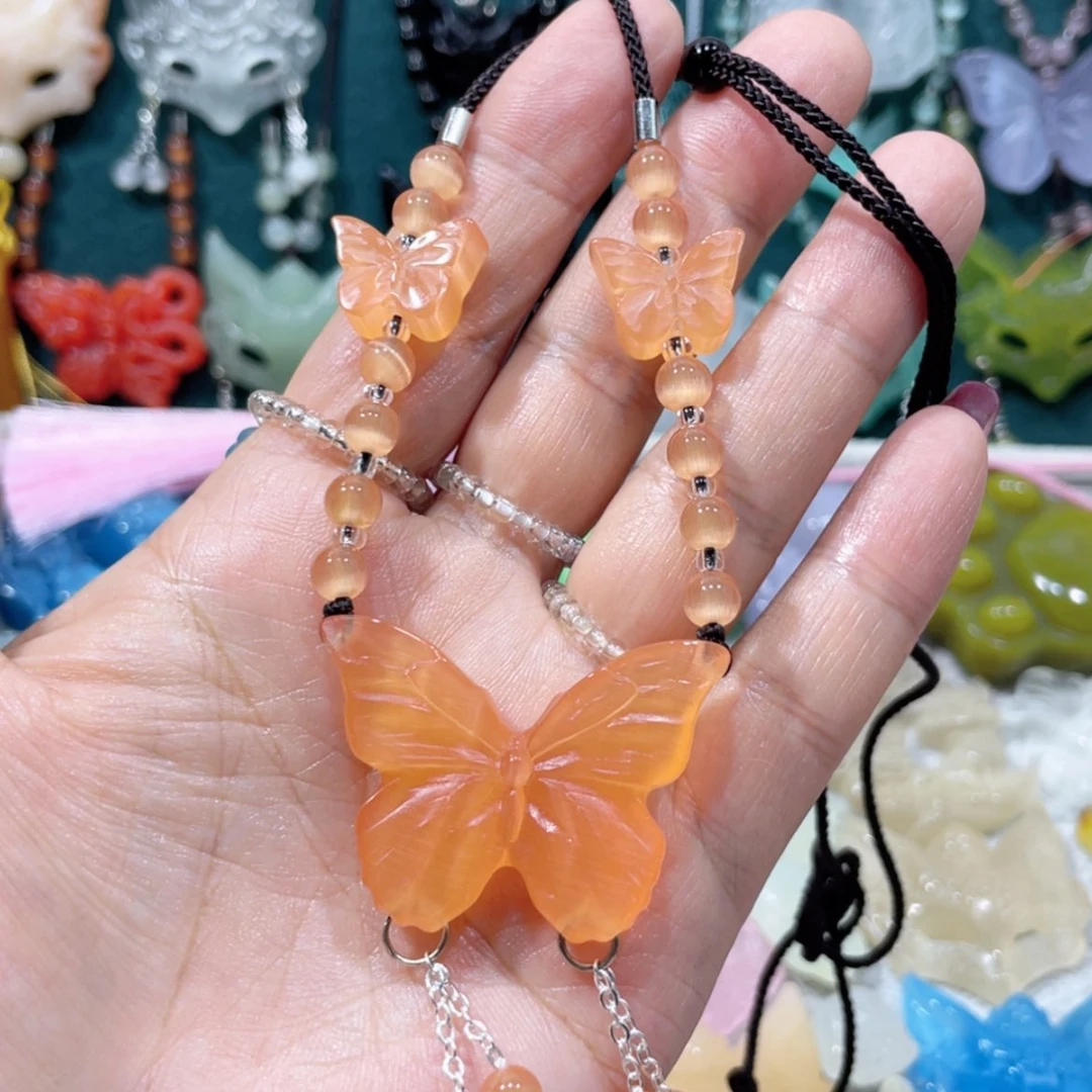 【闪购商品】未镶嵌岫玉颈饰7项链