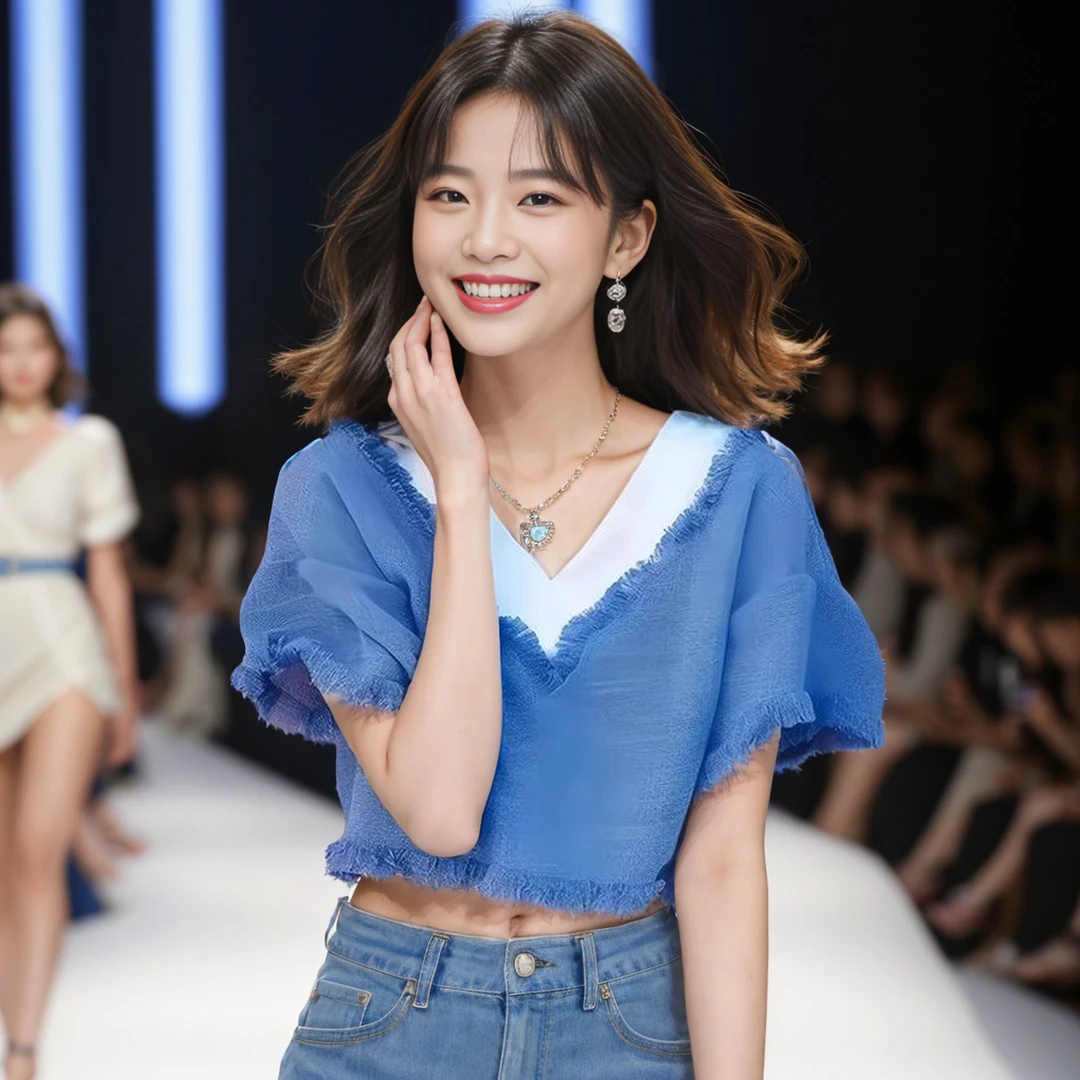 洋气独特别致漂亮气质减龄短袖女2024夏季爆款假两件时尚百搭上衣