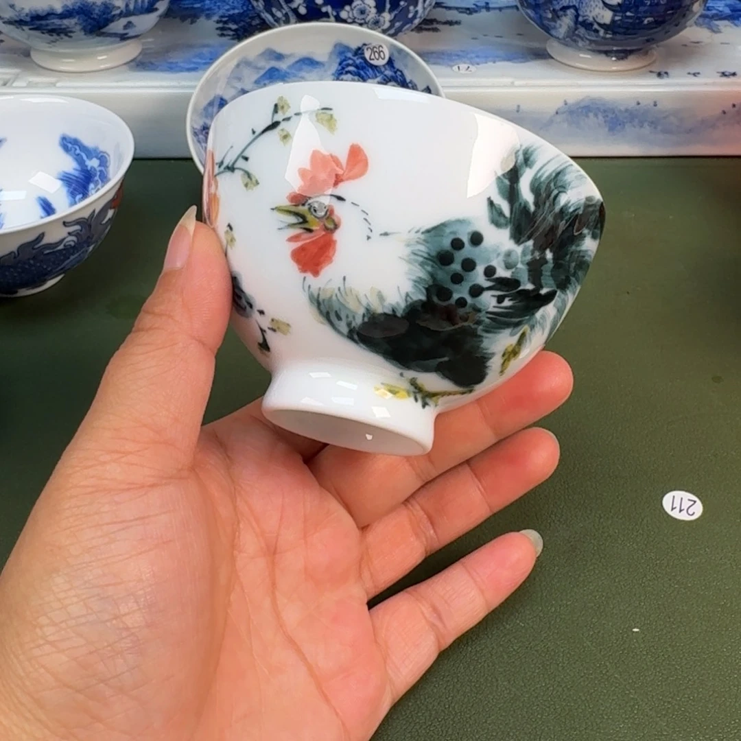 景德镇纯手绘茶具圆圆242