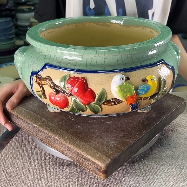 泳坤堂石湾盆陶瓷