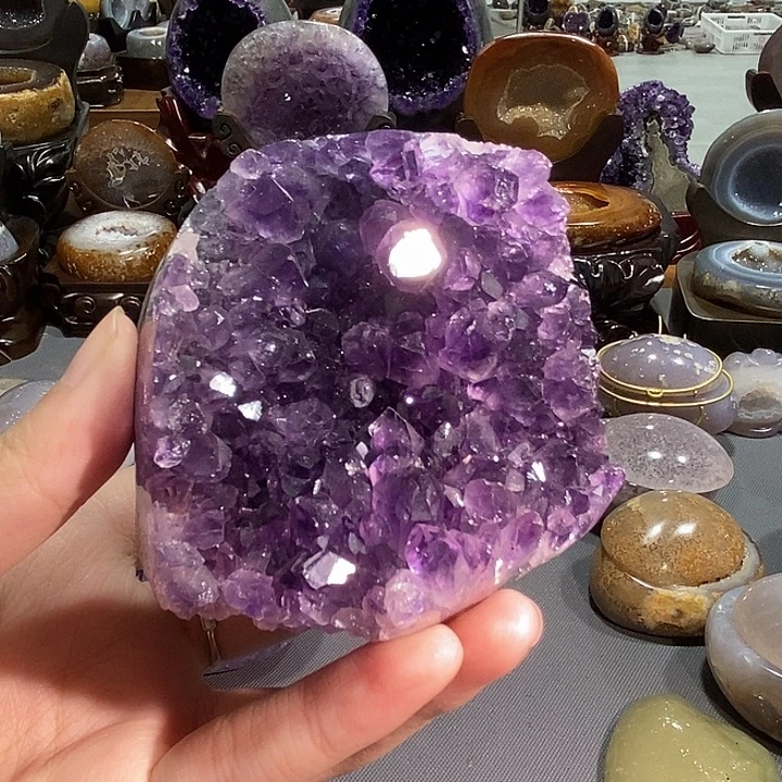 紫晶摆件未镶嵌紫晶