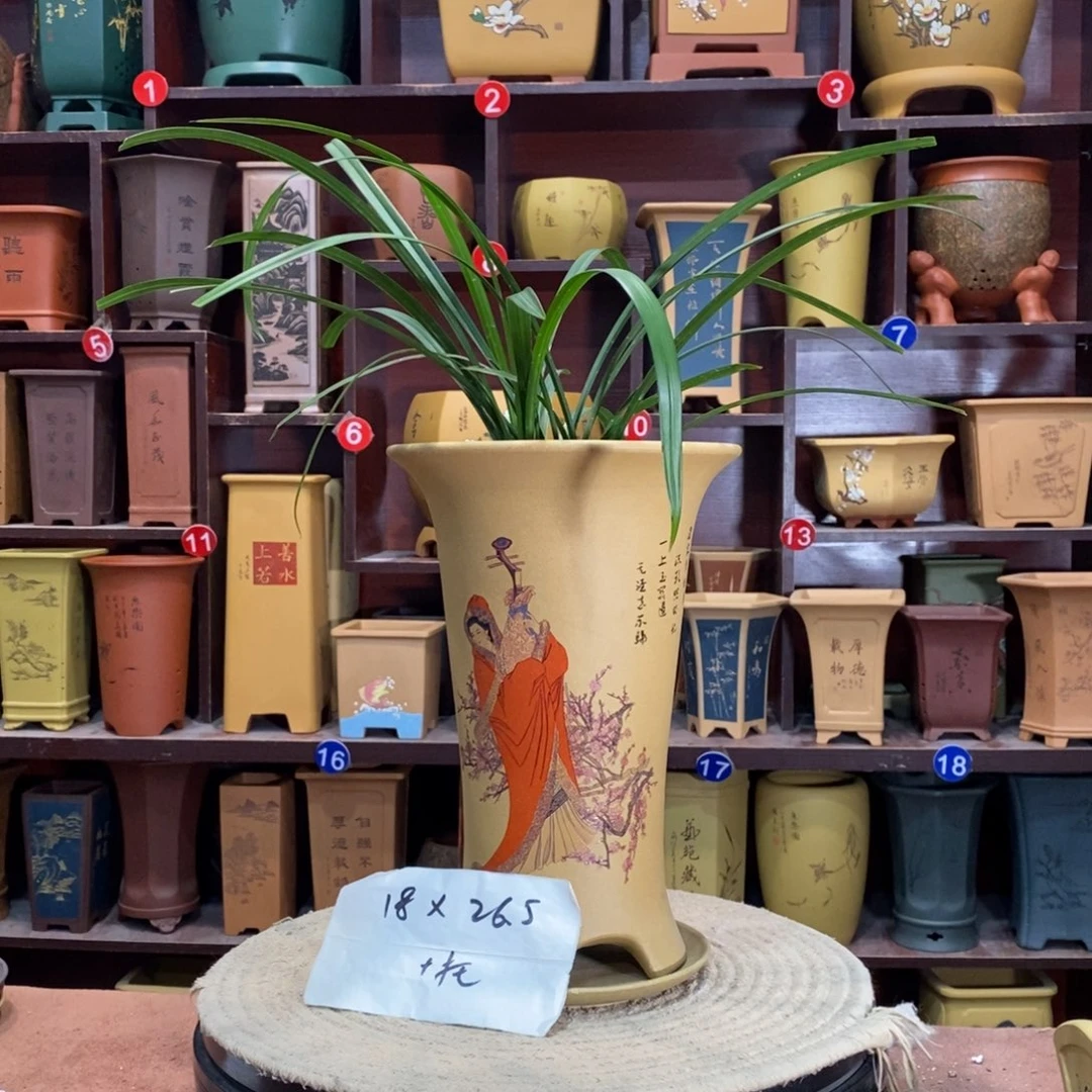 紫砂艺术紫砂花盆