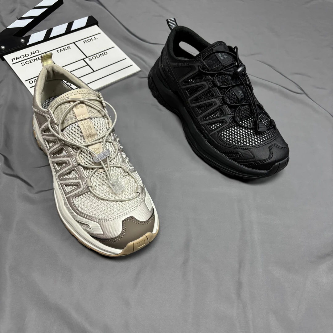 夏款男士透网透气洞洞鞋潮鞋时尚百搭休闲简约网面凉鞋运动男鞋